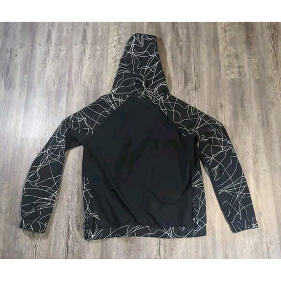 Fabletics Jiae Lightweight Jacket Black White Scribble Women's Size Large - Picture 11 of 15